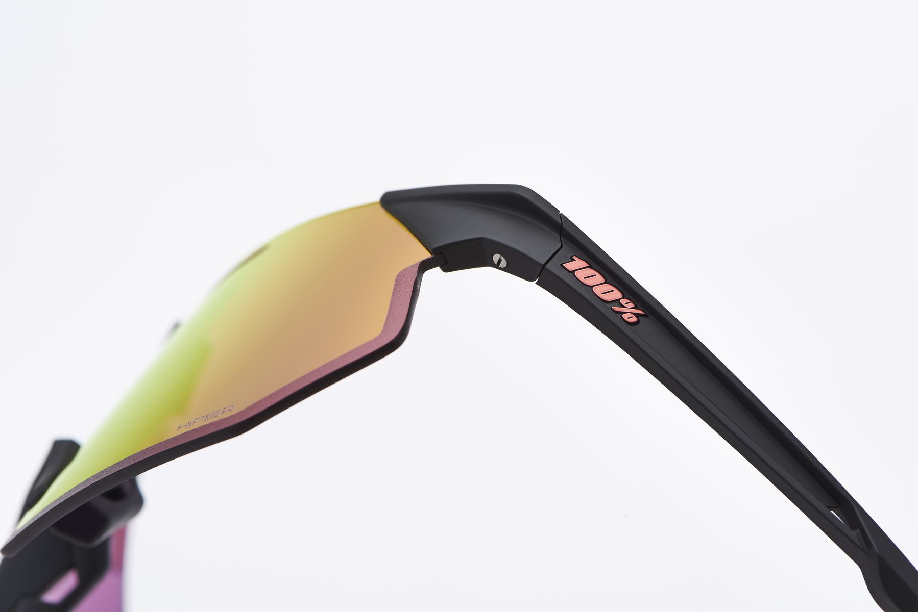 Купить Спортивные очки 100% HYPERCRAFT SQ Soft Tact Black - HiPER Red Mirror Lens, 60001-00003 7ft.ru в интернет магазине Семь Футов