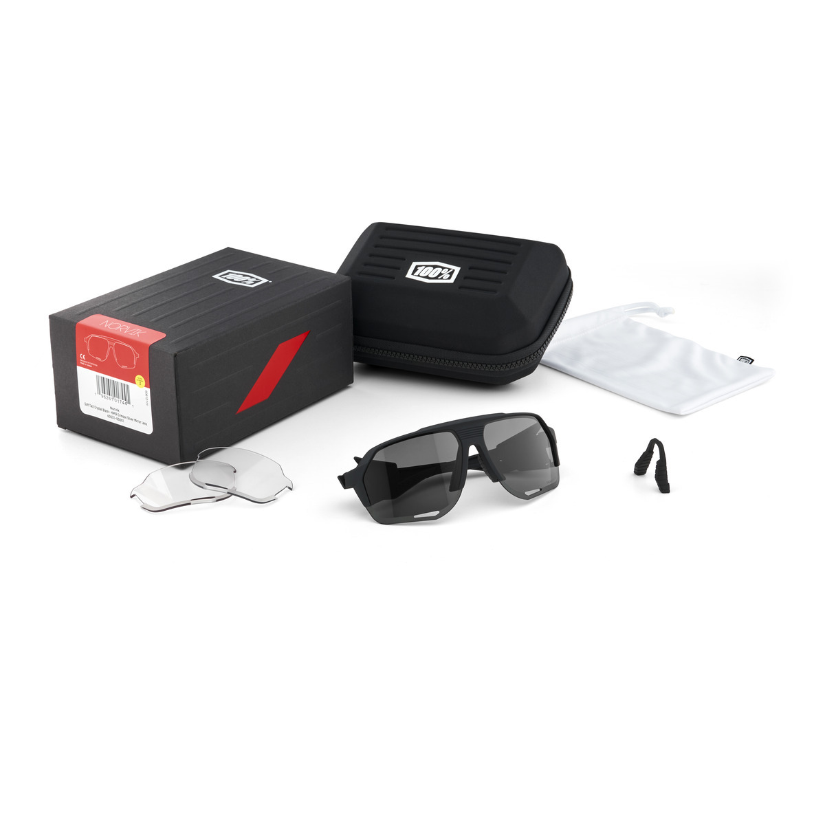 Купить Спортивные очки 100% Norvik / Matte Black / Grey PEAKPOLAR Lens OS, 60031-00002 7ft.ru в интернет магазине Семь Футов