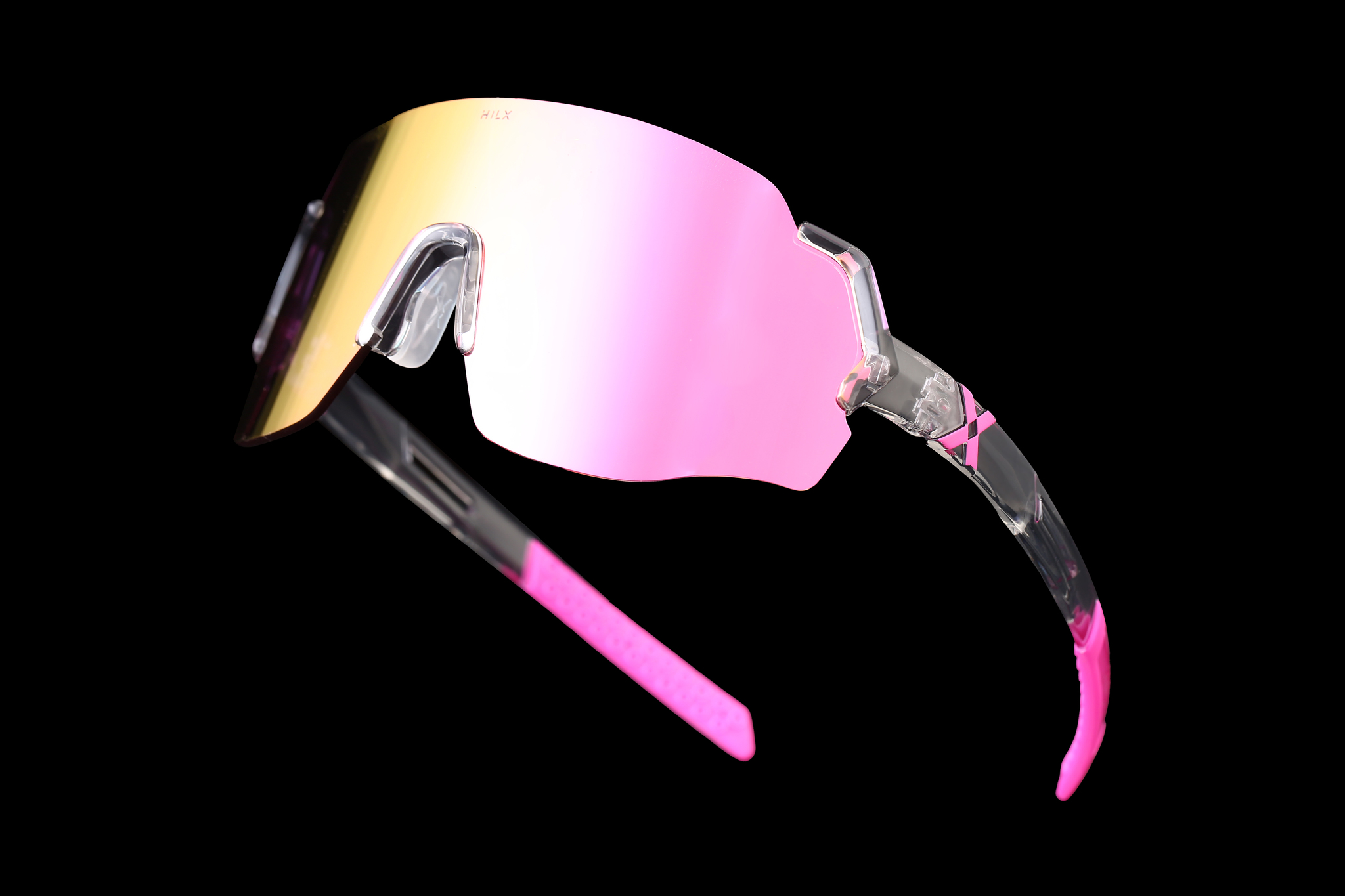 Купить Спортивные очки с диоптриями HILX Savage (L) Shiny Crystal Grey Pink / Pink Lens, rx-562/hsa00418-sv4pk16 7ft.ru в интернет магазине Семь Футов