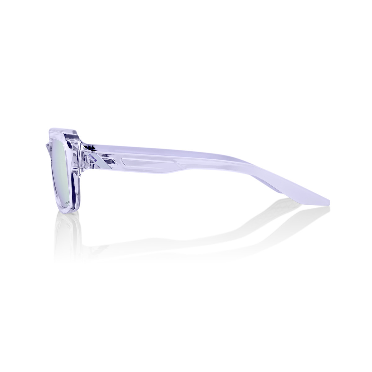 Купить Спортивные очки 100% RIDELEY - Polished Translucent Lavender - HiPER Lavender Mirror Lens, 60030-00005 7ft.ru в интернет магазине Семь Футов