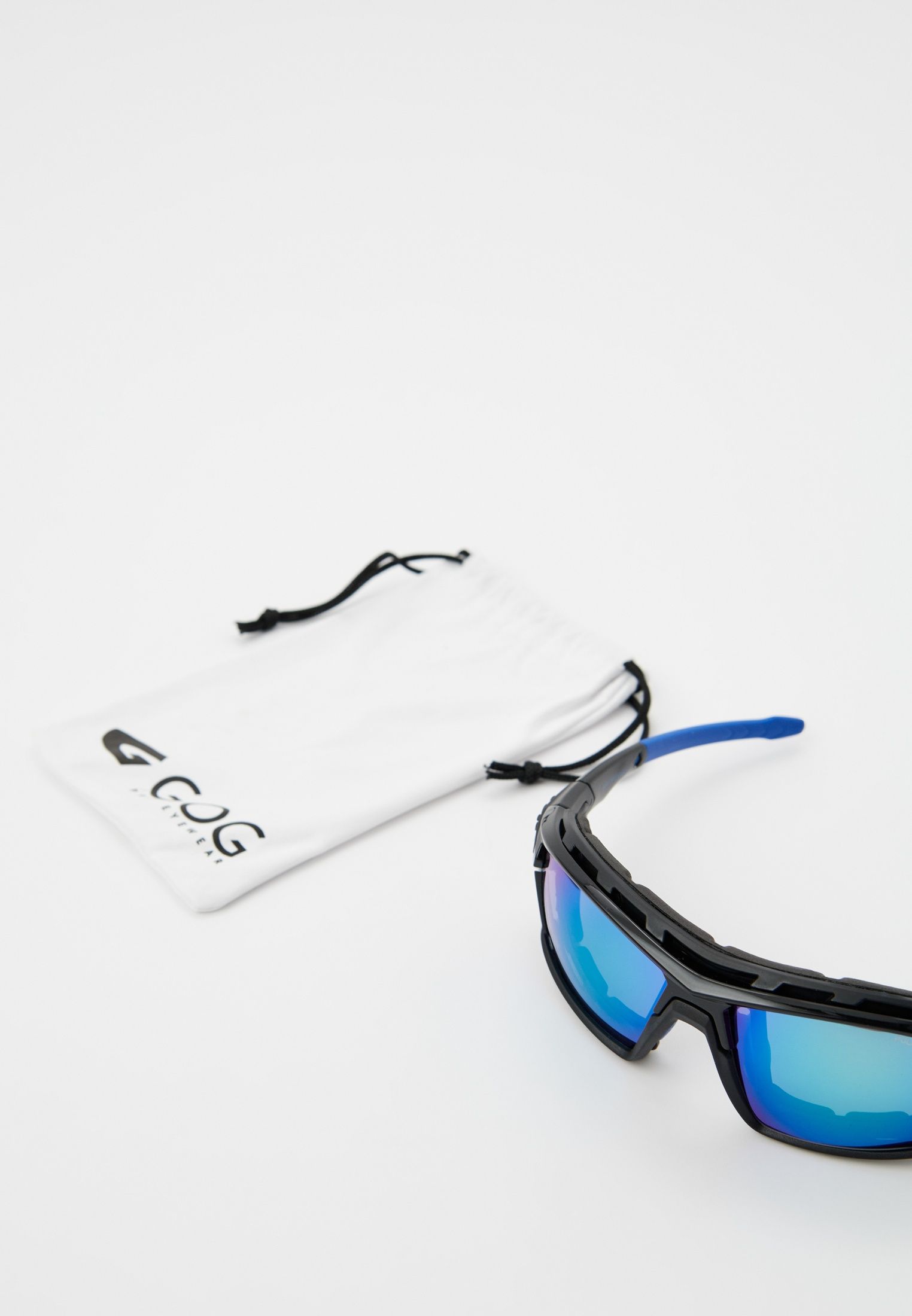 Купить Спортивные очки с диоптриями GOG Glaze / Black-Blue / Polarized White-Blue Lens, rx-e357-3pr 7ft.ru в интернет магазине Семь Футов