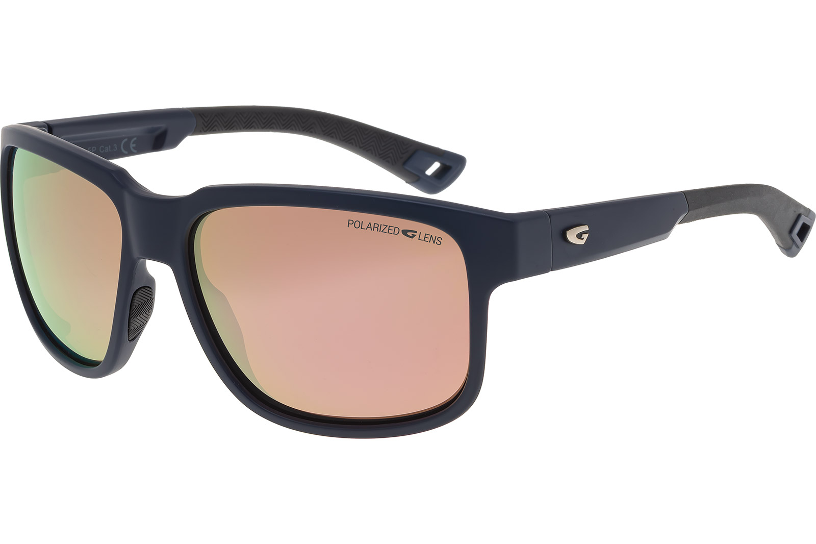 Купить Спортивные очки GOG Makalu / Matt Navy Blue/Pink / Polarized Reflex Pink, e455-5p 7ft.ru в интернет магазине Семь Футов