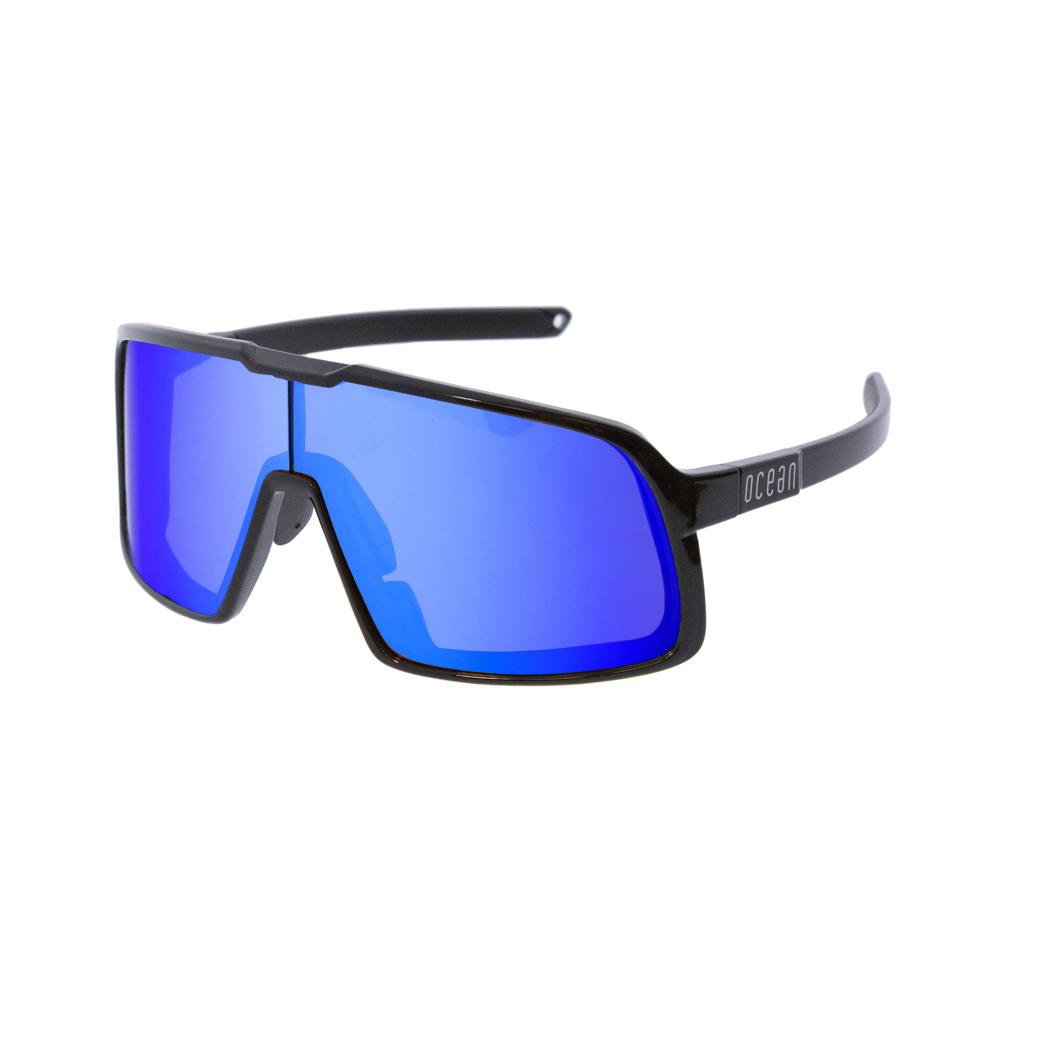 Купить Спортивные очки OCEAN Leucate Matte black / Blue revo lenses 7ft.ru в интернет магазине Семь Футов