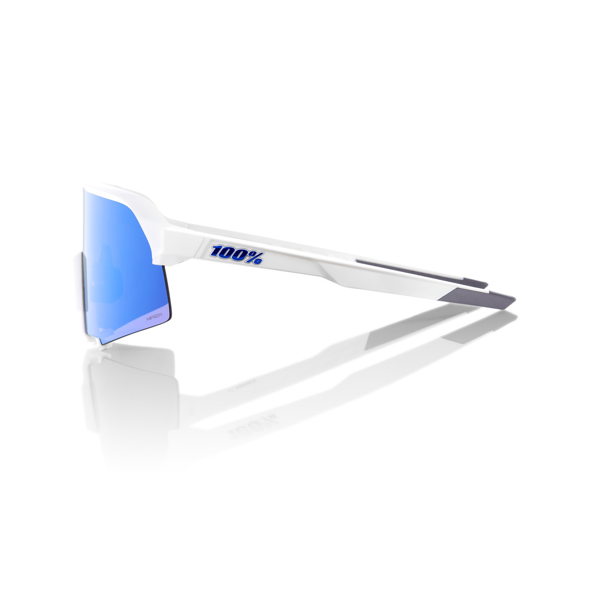 Купить Спортивные очки с диоптриями 100% S3 / Matte White / HiPER Blue Multilayer Mirror Lens, rx-056/60005-00006 7ft.ru в интернет магазине Семь Футов