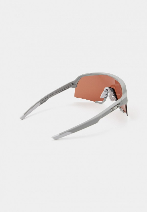 Купить Спортивные очки с диоптриями 100% S3 / Soft Tact Stone Grey / HiPER Crimson Silver Mirror Lens, rx-056/60005-00010 7ft.ru в интернет магазине Семь Футов