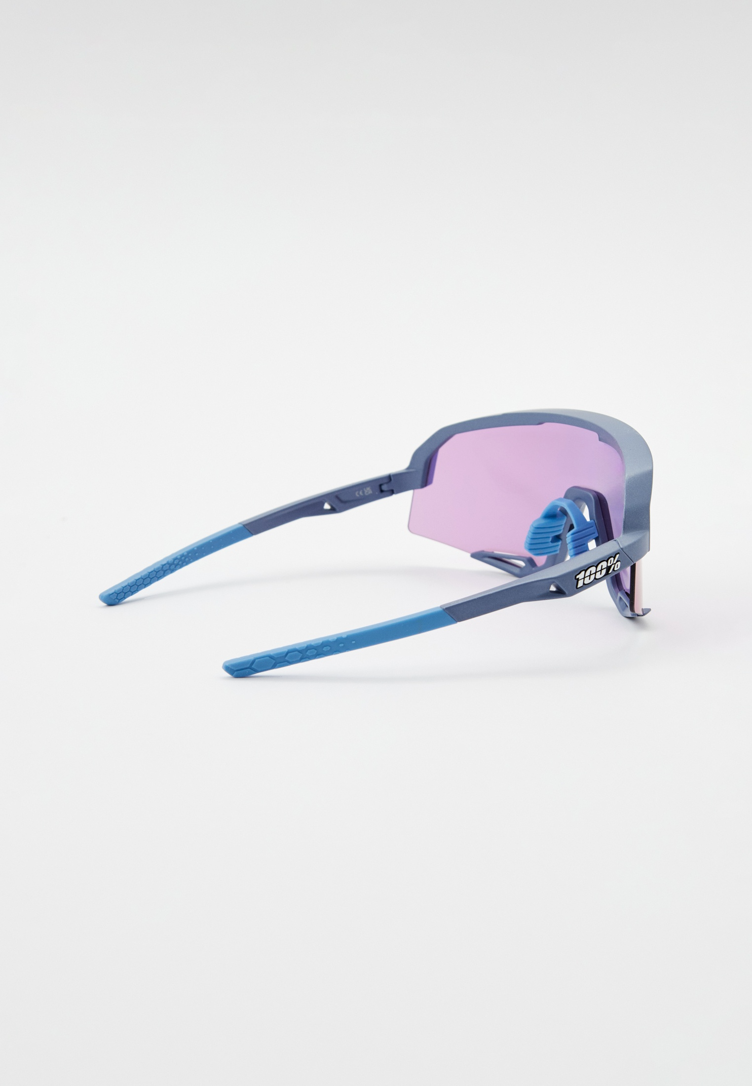 Купить Спортивные очки с диоптриями 100% SLENDALE Satin Storm Metallic - Purple Mirror Lens, rx-018/60057-10017 7ft.ru в интернет магазине Семь Футов