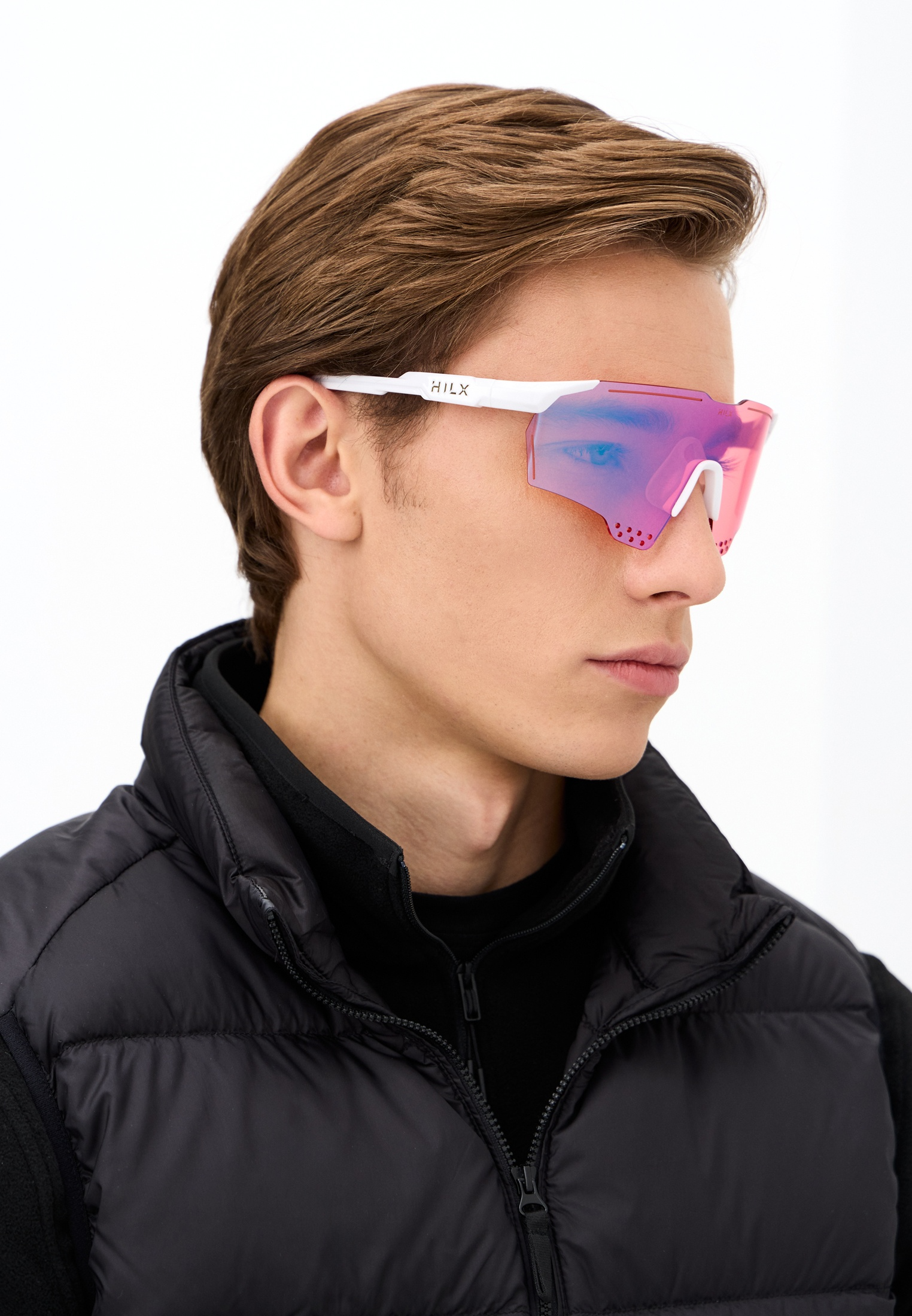 Купить Спортивные очки с диоптриями HILX Gladiator (L) Shiny White / Trail lens, rx-562/hgd04910-gd4xtl7 7ft.ru в интернет магазине Семь Футов
