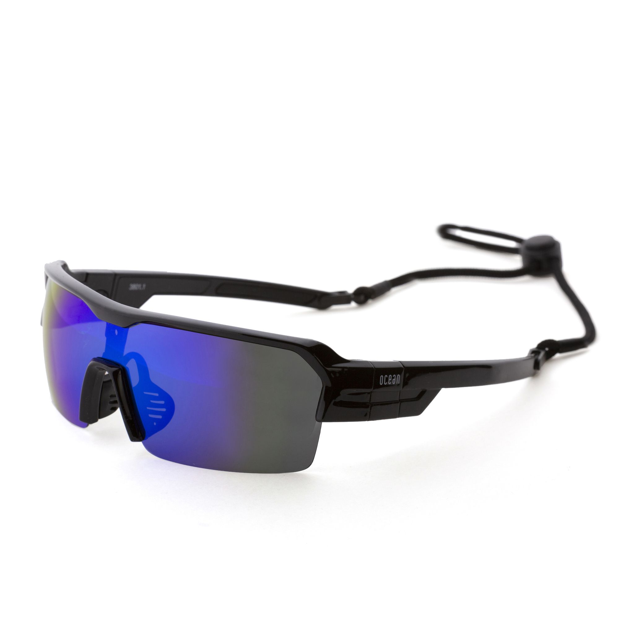Купить Спортивные очки с диоптриями OCEAN Race Black / Revo Blue Polarized lenses, rx-687/3801.1x 7ft.ru в интернет магазине Семь Футов