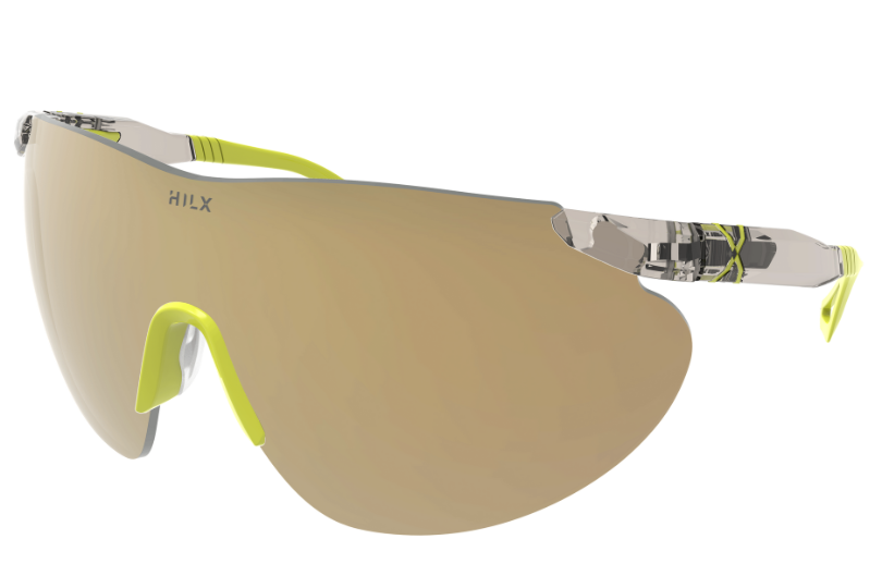 Купить Спортивные очки HILX Domain Shiny Crystal Khaki / Gold Lens, hdm06203-dmgd6 7ft.ru в интернет магазине Семь Футов