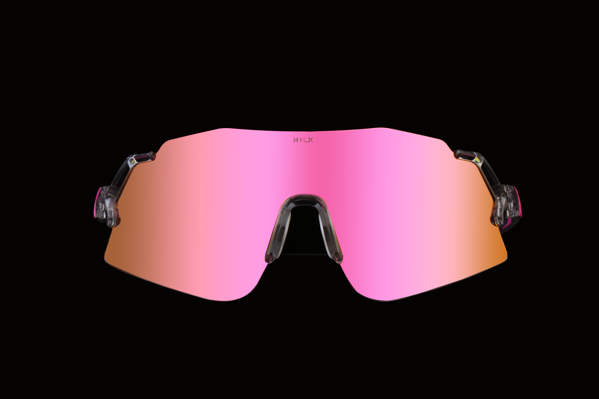 Купить Спортивные очки HILX Savage 2.0 Shiny Crystal Grey Pink / Pink Lens, hsa05409-sv5pk16 7ft.ru в интернет магазине Семь Футов