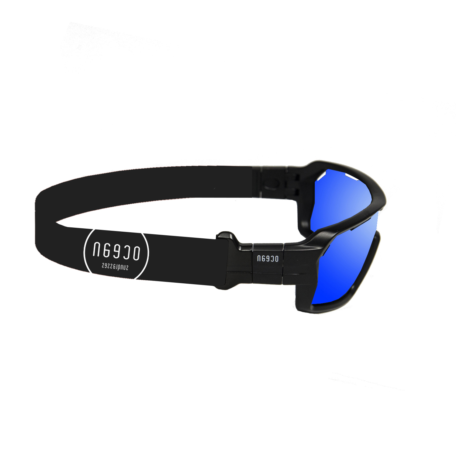 Купить Спортивные очки с диоптриями OCEAN Chameleon Matt Black / Revo Blue Polarized lenses, rx-687/3701.0 7ft.ru в интернет магазине Семь Футов