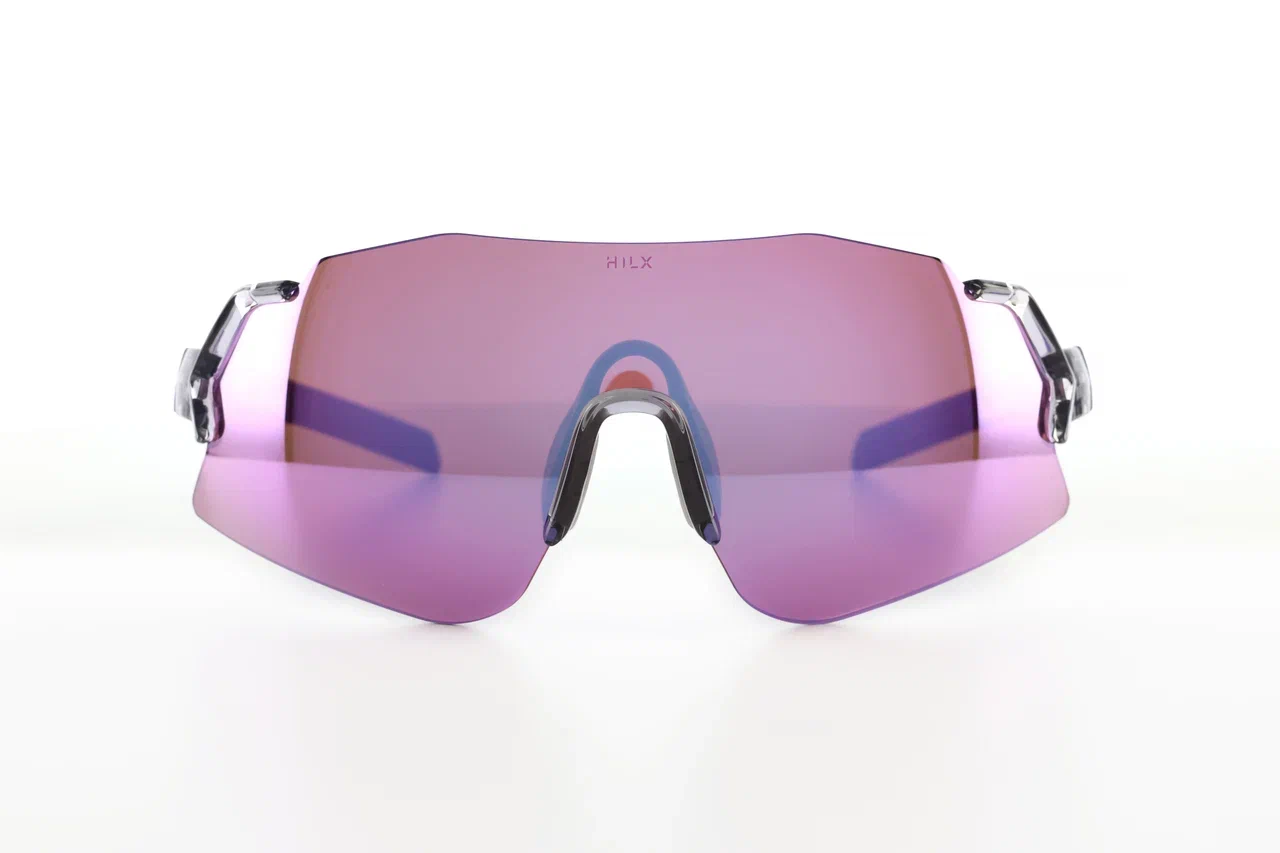 Купить Спортивные очки с диоптриями HILX Savage 2.0 Shiny Crystal Grey Purple / Photochromic Purple Mirror Lens, rx-562/hsa05407-sv5xph12 7ft.ru в интернет магазине Семь Футов