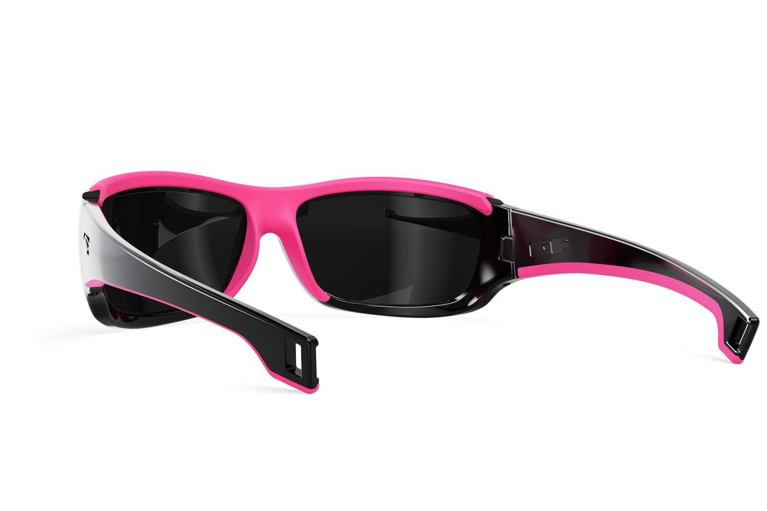 Купить Спортивные очки LiP Tide / Gloss Black - Pink Rubber / PC Polarized / Levante Series Chroma Smoke, 3287 7ft.ru в интернет магазине Семь Футов
