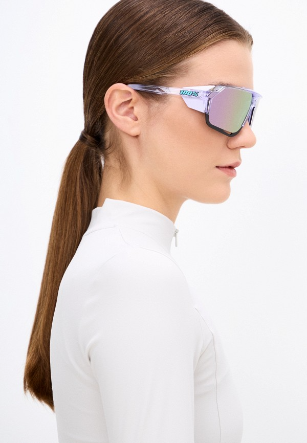 Купить Спортивные очки с диоптриями 100% Norvik / Polished Translucent Lavender / HiPER Lavender Mirror Lens, rx-018/60031-00004 7ft.ru в интернет магазине Семь Футов