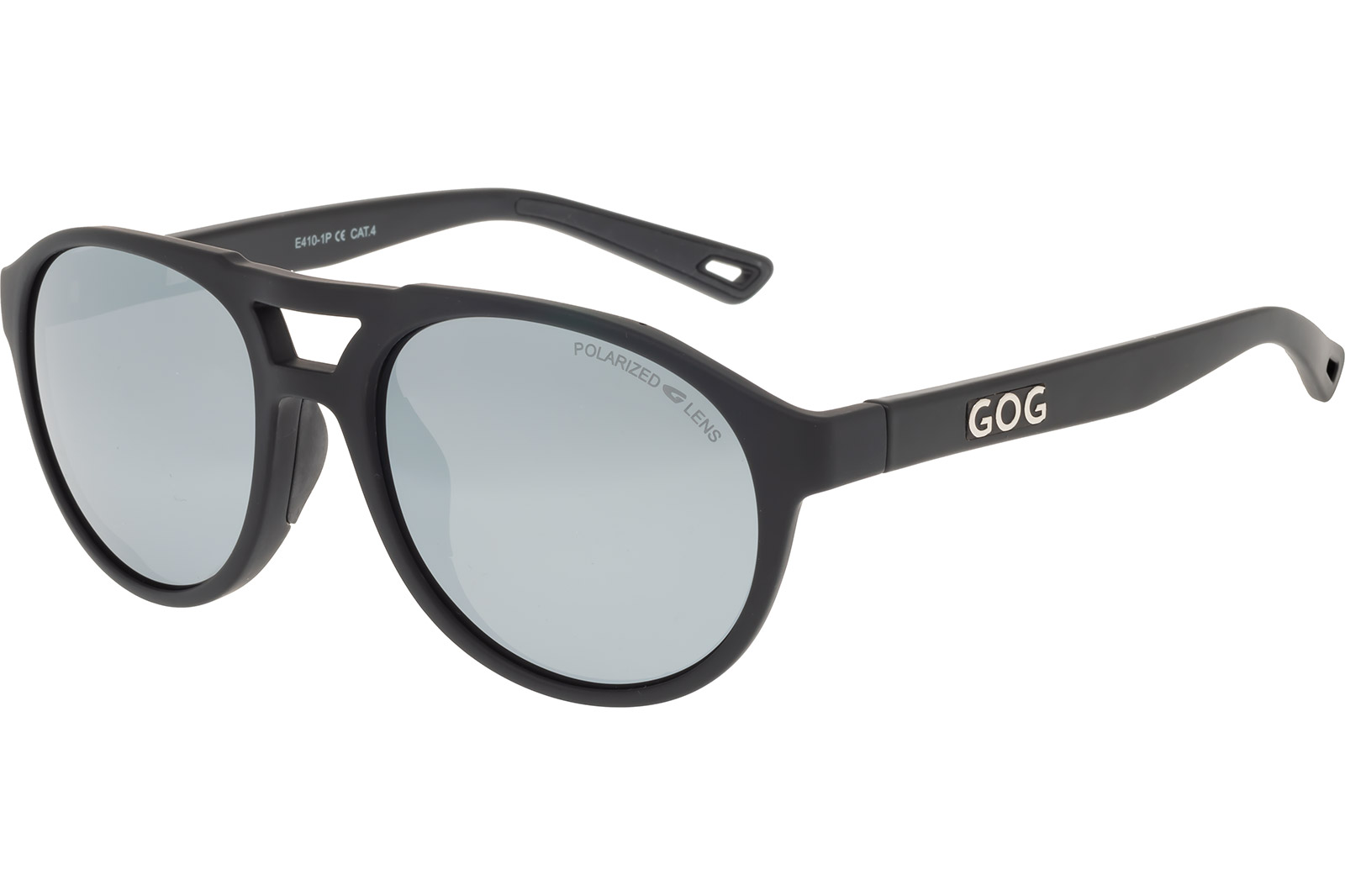 Купить Спортивные очки GOG Nanga / Matt Black / Polarized Reflex Silver, e410-1p 7ft.ru в интернет магазине Семь Футов