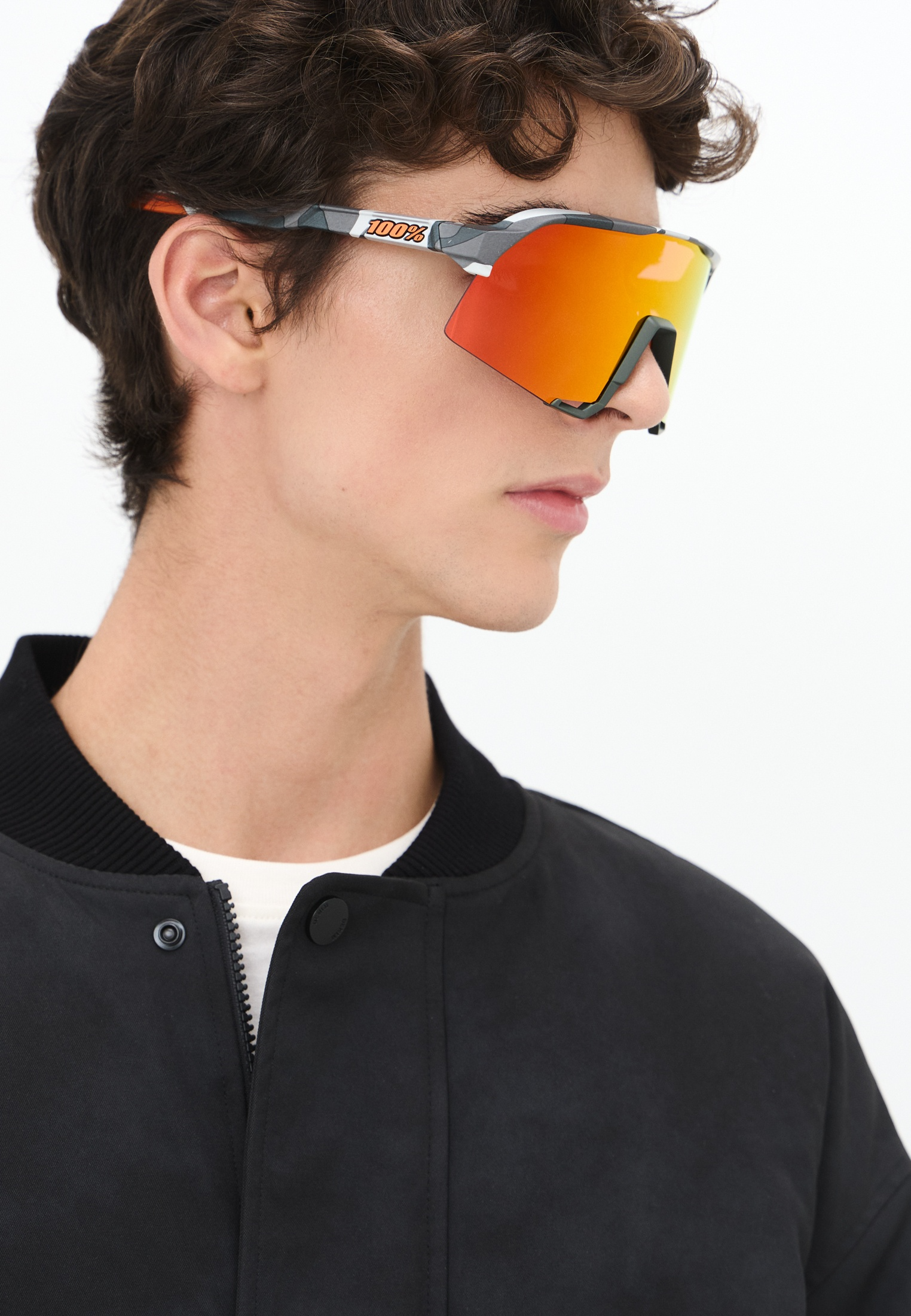 Купить Спортивные очки с диоптриями 100% S3 - Soft Tact Grey Camo - HiPER Red Multilayer Mirror Lens, rx-056/60005-00001 7ft.ru в интернет магазине Семь Футов