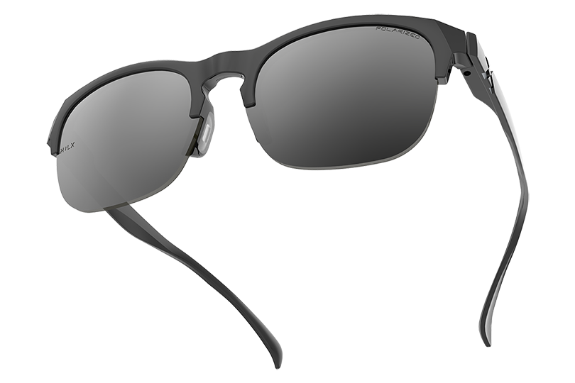 Купить Спортивные очки HILX Interloop Shiny Solid Black / Black Mirror Polarized Lens, hil05001-ilpbk13 7ft.ru в интернет магазине Семь Футов