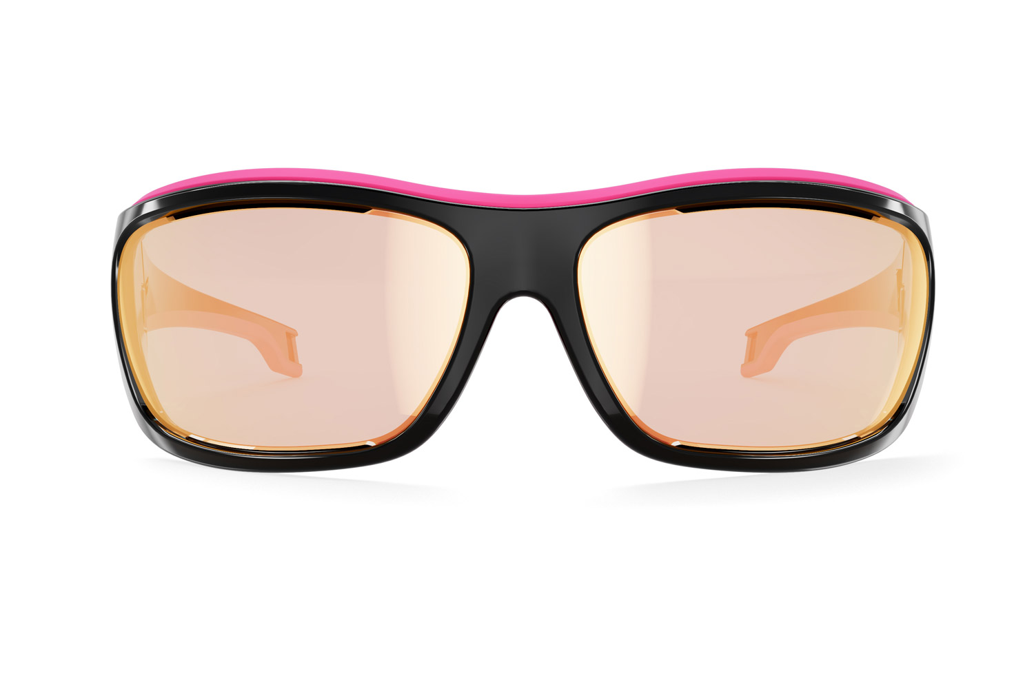 Купить Спортивные очки LiP Tide / Gloss Black - Pink Rubber / PC Photochromic / ecLiPse Series ML Red Brown, 3188 7ft.ru в интернет магазине Семь Футов