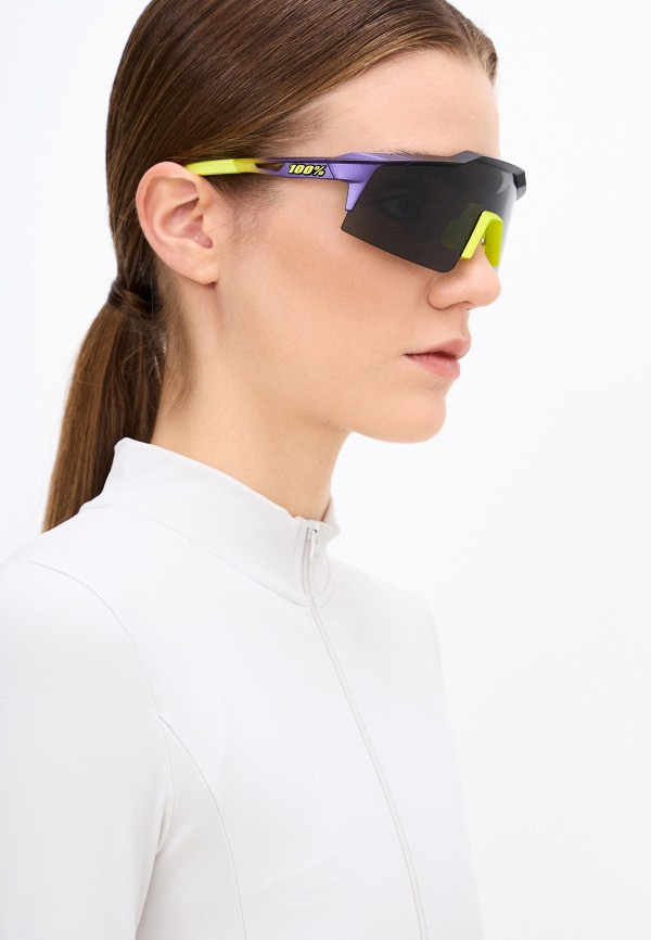 Купить Спортивные очки с диоптриями 100% Speedcraft SL / Matte Metallic Digital Brights / Smoke Lens OS, rx-056/60008-00001 7ft.ru в интернет магазине Семь Футов