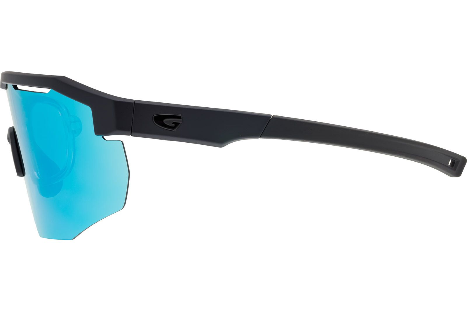 Купить Спортивные очки с диоптриями GOG Argo / Matt Metallic Navy Blue-Black  / White-Blue Lens, rx-023/e506-4 7ft.ru в интернет магазине Семь Футов