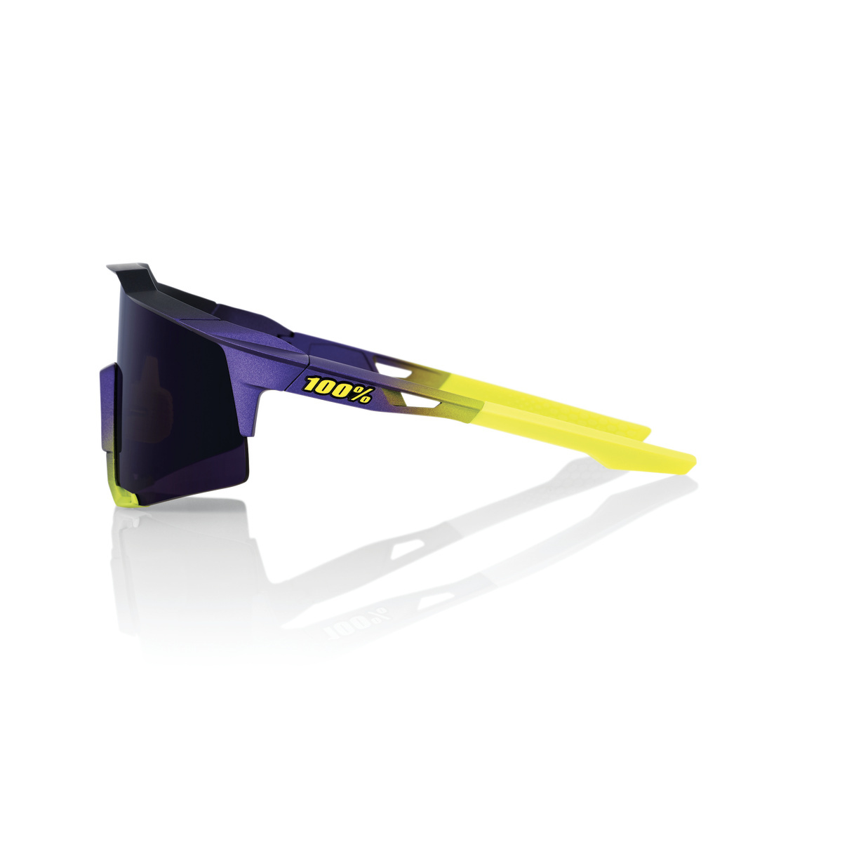 Купить Спортивные очки 100% SPEEDCRAFT - Matte Metallic Digital Brights - Dark Purple Lens - OS, 60007-00003 7ft.ru в интернет магазине Семь Футов
