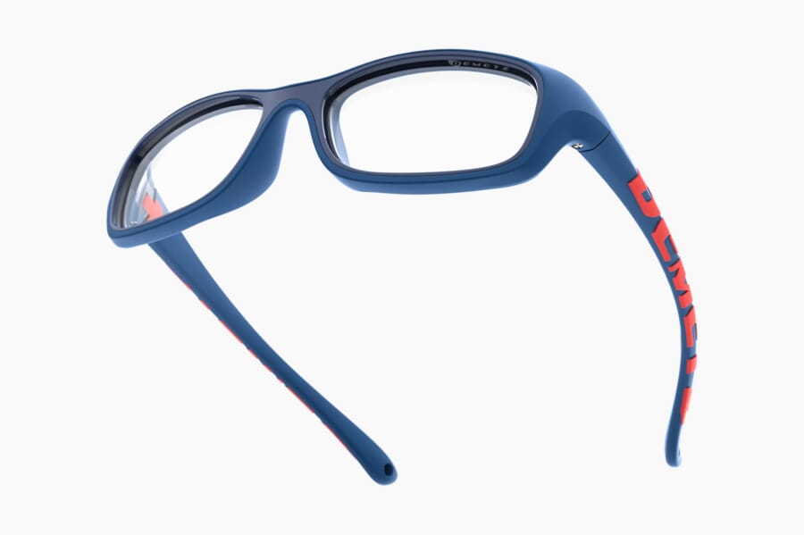 Купить Спортивные очки с диоптриями Demetz Softness R / Matte Navy / Red Colorless Cat.0, softness556348 7ft.ru в интернет магазине Семь Футов