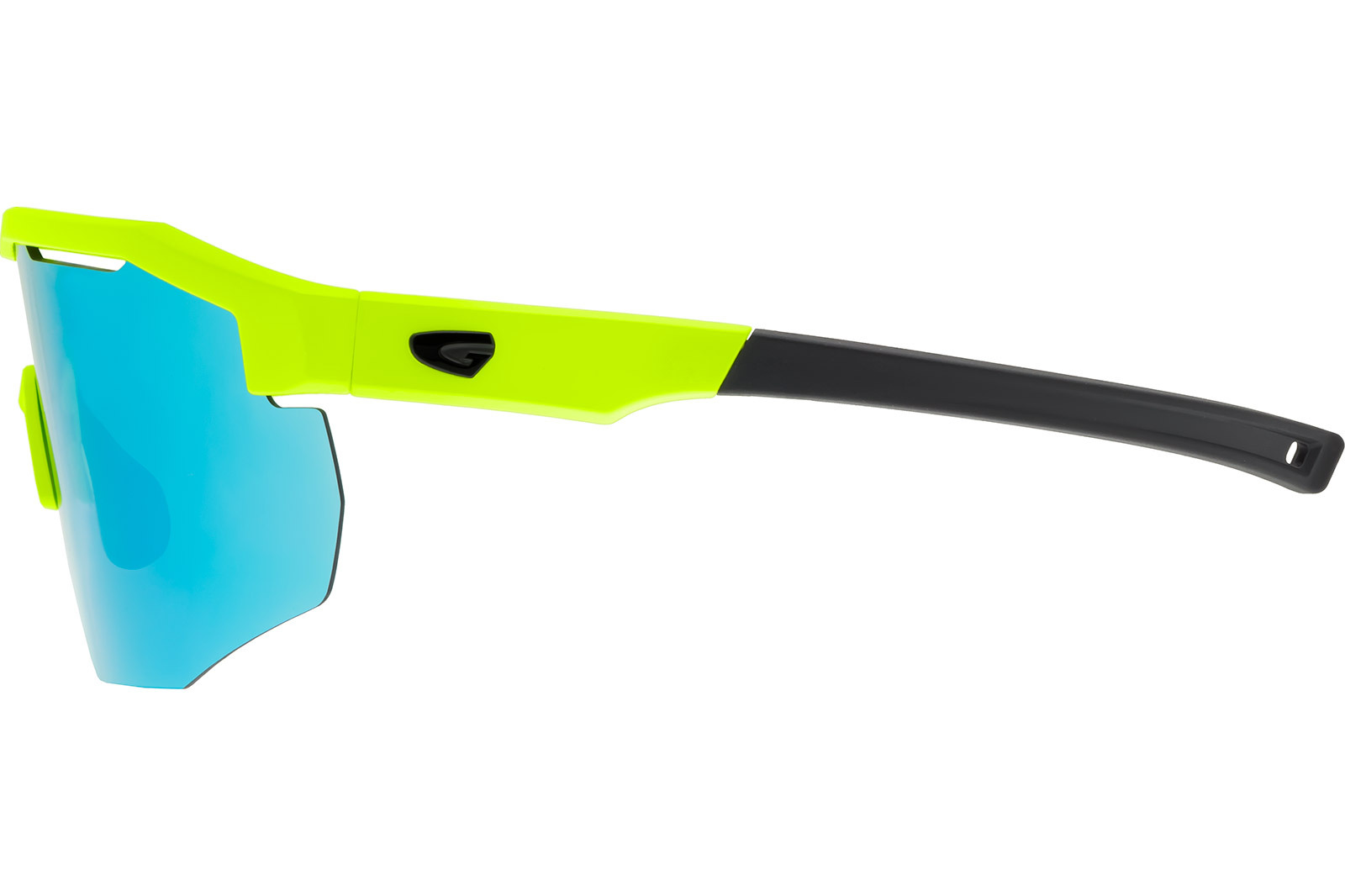 Купить Спортивные очки GOG Argo / Matt Neon Green-Black / White-Blue Lens, e506-5 7ft.ru в интернет магазине Семь Футов