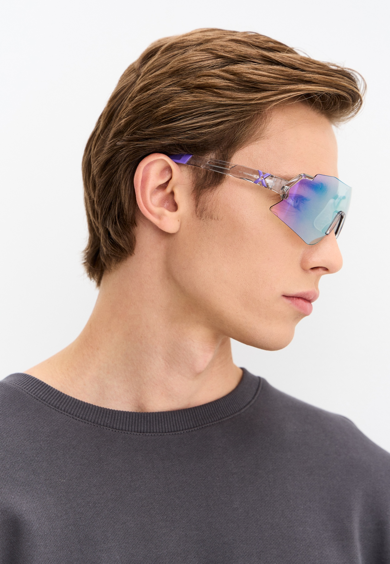 Купить Спортивные очки с диоптриями HILX Savage 2.0 Shiny Crystal Grey Purple / Photochromic Purple Mirror Lens, rx-562/hsa05407-sv5xph12 7ft.ru в интернет магазине Семь Футов