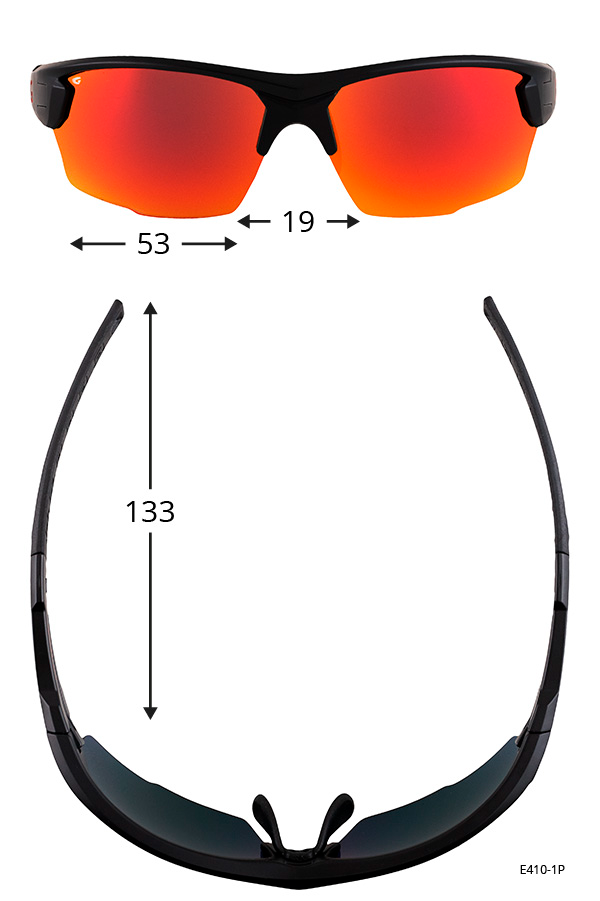 Купить Спортивные очки GOG Nanga / Matt Black / Polarized Reflex Silver, e410-1p 7ft.ru в интернет магазине Семь Футов