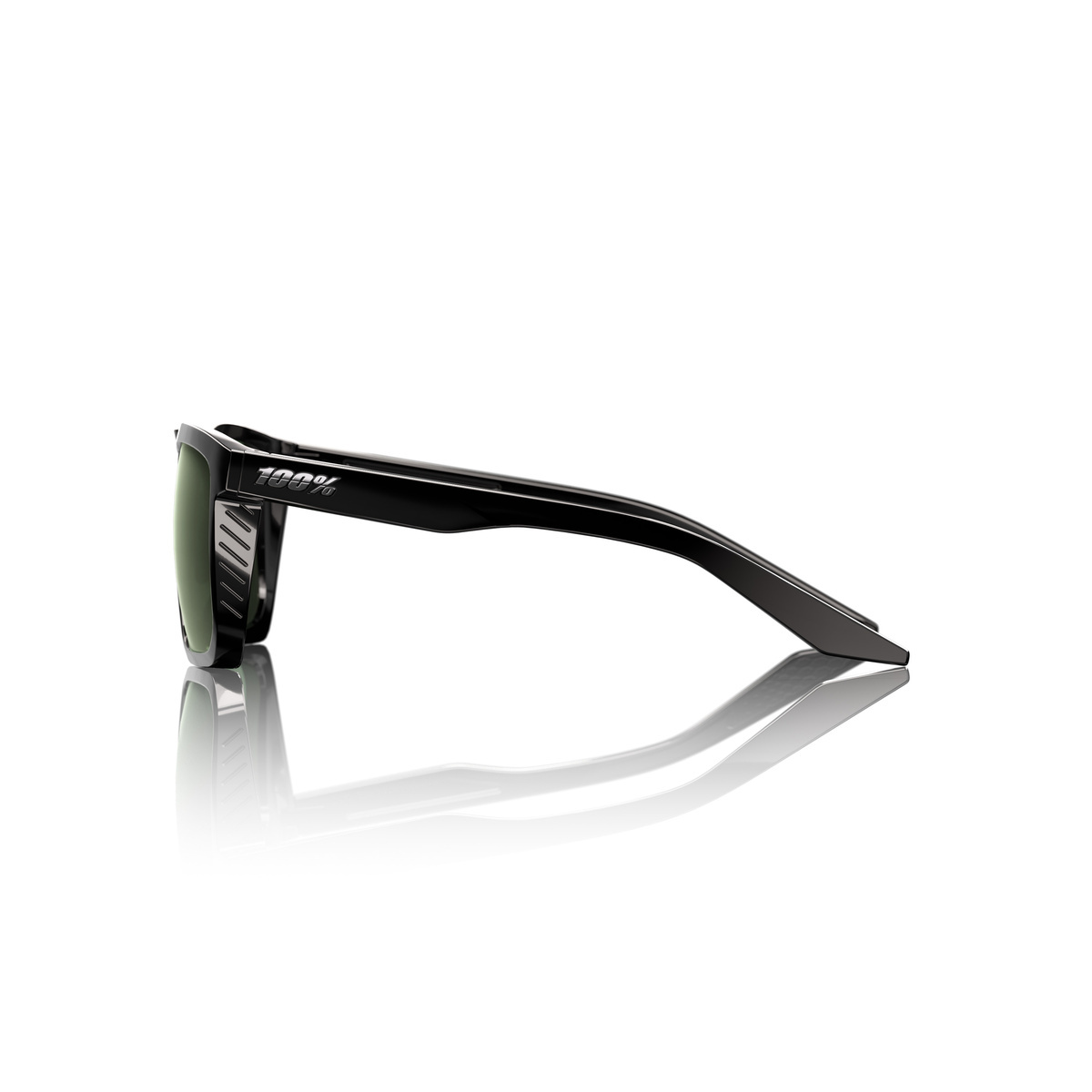 Купить Спортивные очки 100% RENSHAW Polished Black - Grey-Green Lens, 60021-00019 7ft.ru в интернет магазине Семь Футов