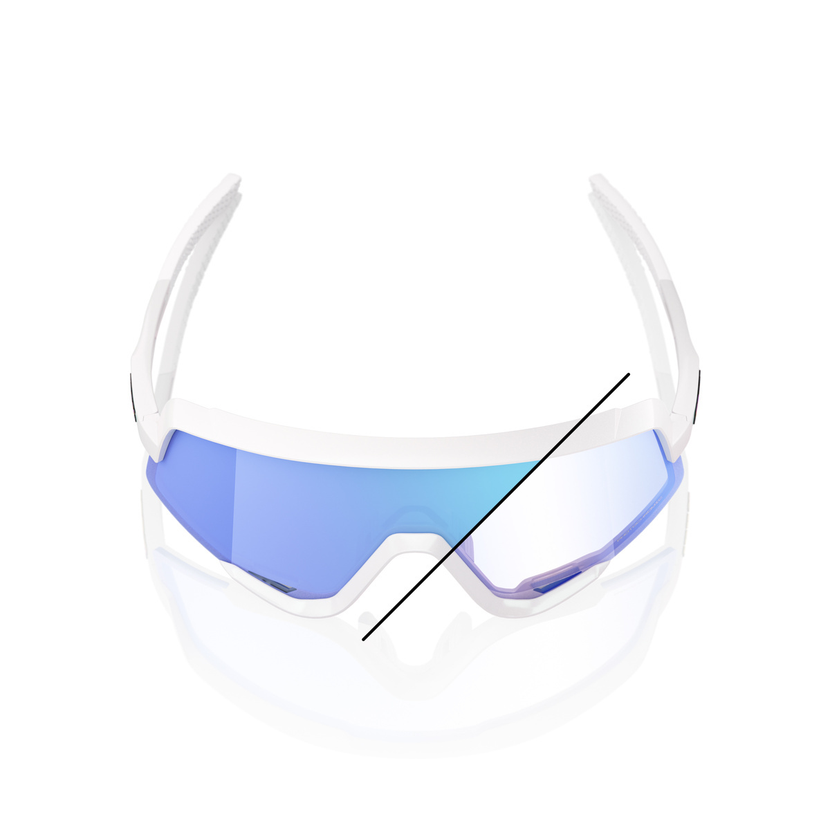 Купить Спортивные очки 100% GLENDALE LE Bastille / Pearl White Glitter / Blue Mirror Photochromic Lens, 60011-00012 7ft.ru в интернет магазине Семь Футов