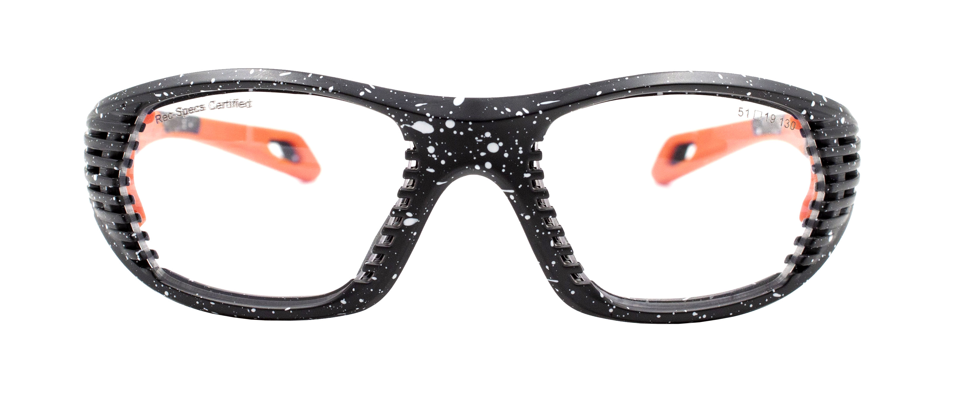 Купить Спортивные очки с диоптриями Rec Specs / Ma-1 / Spotted Matte Black Orange / детские до 10 лет, ma-1 smbo5119130c 7ft.ru в интернет магазине Семь Футов