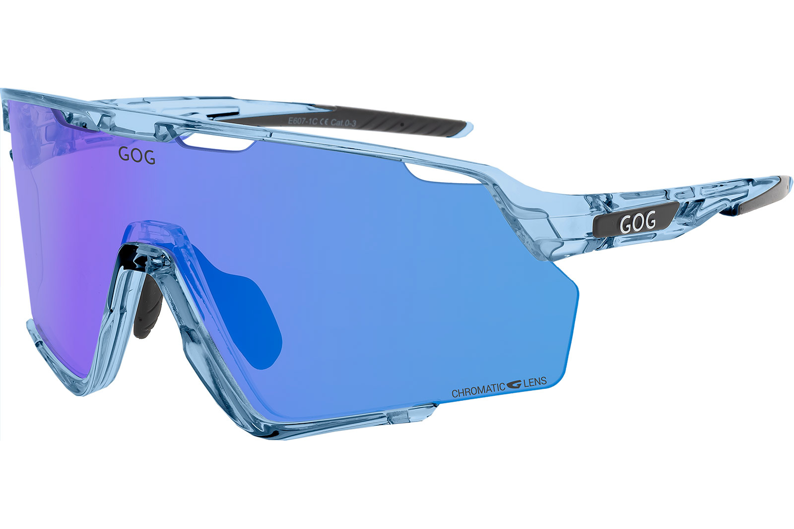 Купить Спортивные очки GOG Prometheus / Photochromic Blue/Black / Reflex Blue, e607-1c 7ft.ru в интернет магазине Семь Футов