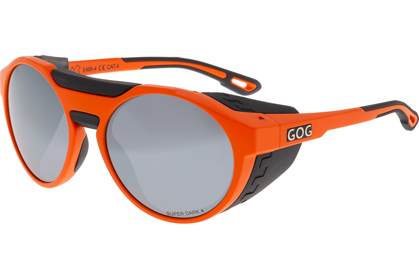 Купить Спортивные очки GOG Manaslu / Matt Neon Orange-Black / Silver Lens, e495-4 7ft.ru в интернет магазине Семь Футов