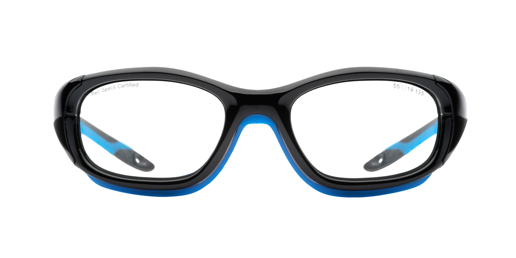Купить Спортивные очки с диоптриями Rec Specs / Slam XL / Shiny Black Cyan, slamxlsbcy5519135csf 7ft.ru в интернет магазине Семь Футов