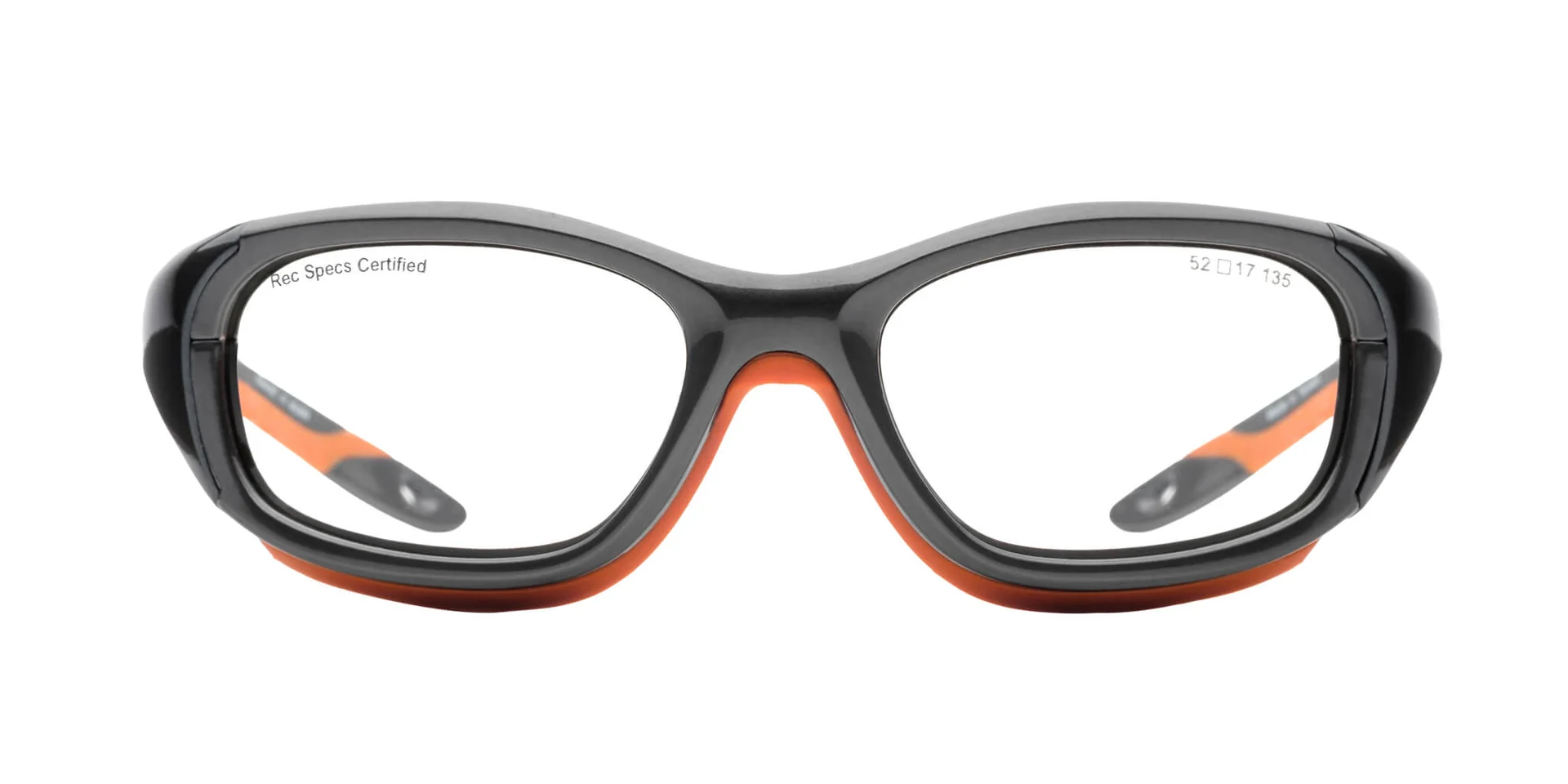 Купить Спортивные очки с диоптриями Rec Specs / Slam / Shiny Grey / Orange / для подростков старше 10 лет, slam sgor5217135csf 7ft.ru в интернет магазине Семь Футов