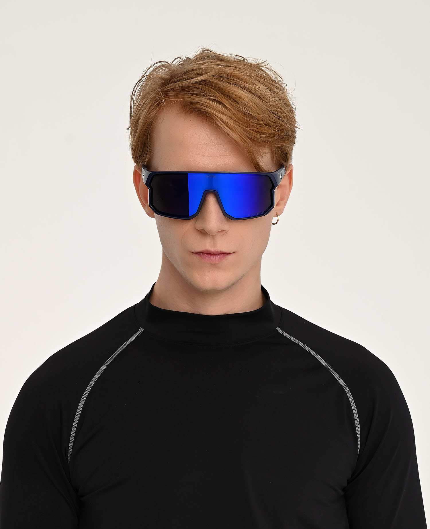 Купить Спортивные очки GOG Vidar / Matt Navy Blue/Orange / Polarized Reflex Blue, e518-4p 7ft.ru в интернет магазине Семь Футов