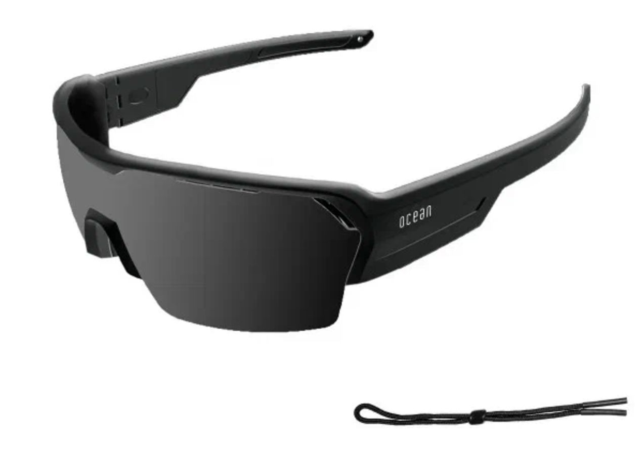 Купить Спортивные очки с диоптриями OCEAN Race Black / Grey Polarized lenses, rx-687/3800.1x 7ft.ru в интернет магазине Семь Футов