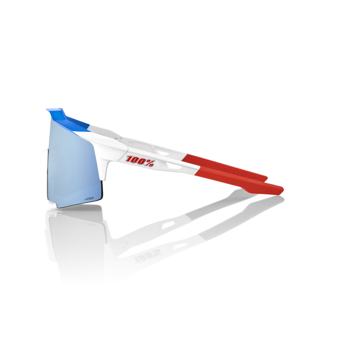 Купить Спортивные очки 100% Speedcraft / TotalEnergies Team Matte White/ / Metallic Blue HiPER NL Mirror Lens, 60007-00021 7ft.ru в интернет магазине Семь Футов