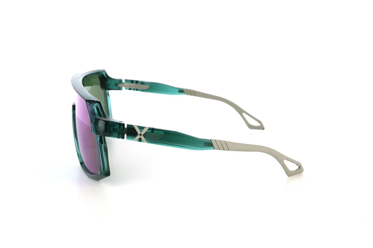 Купить Спортивные очки HILX Inferno Shiny Crystal Green / Photochromic Purple Mirror Lens, hif06102-ifxph10 7ft.ru в интернет магазине Семь Футов
