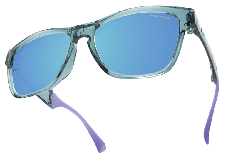 Купить Спортивные очки HILX Unfold Shiny Crystal Green / Blue Polarized Lens, huf01611-ufbl12 7ft.ru в интернет магазине Семь Футов