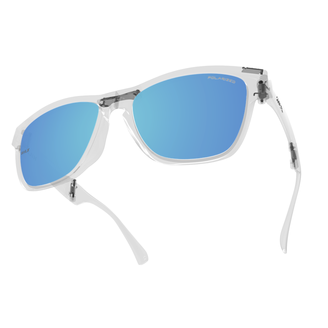 Купить Спортивные очки HILX Unfold / Matt Crystaline White / Blue Polarized Lens, huf01606-ufbl12 7ft.ru в интернет магазине Семь Футов