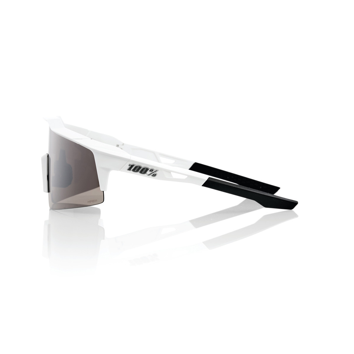 Купить Спортивные очки с диоптриями 100% Speedcraft SL / Matte White / HiPER Silver Mirror Lens, rx-056/60008-00002 7ft.ru в интернет магазине Семь Футов
