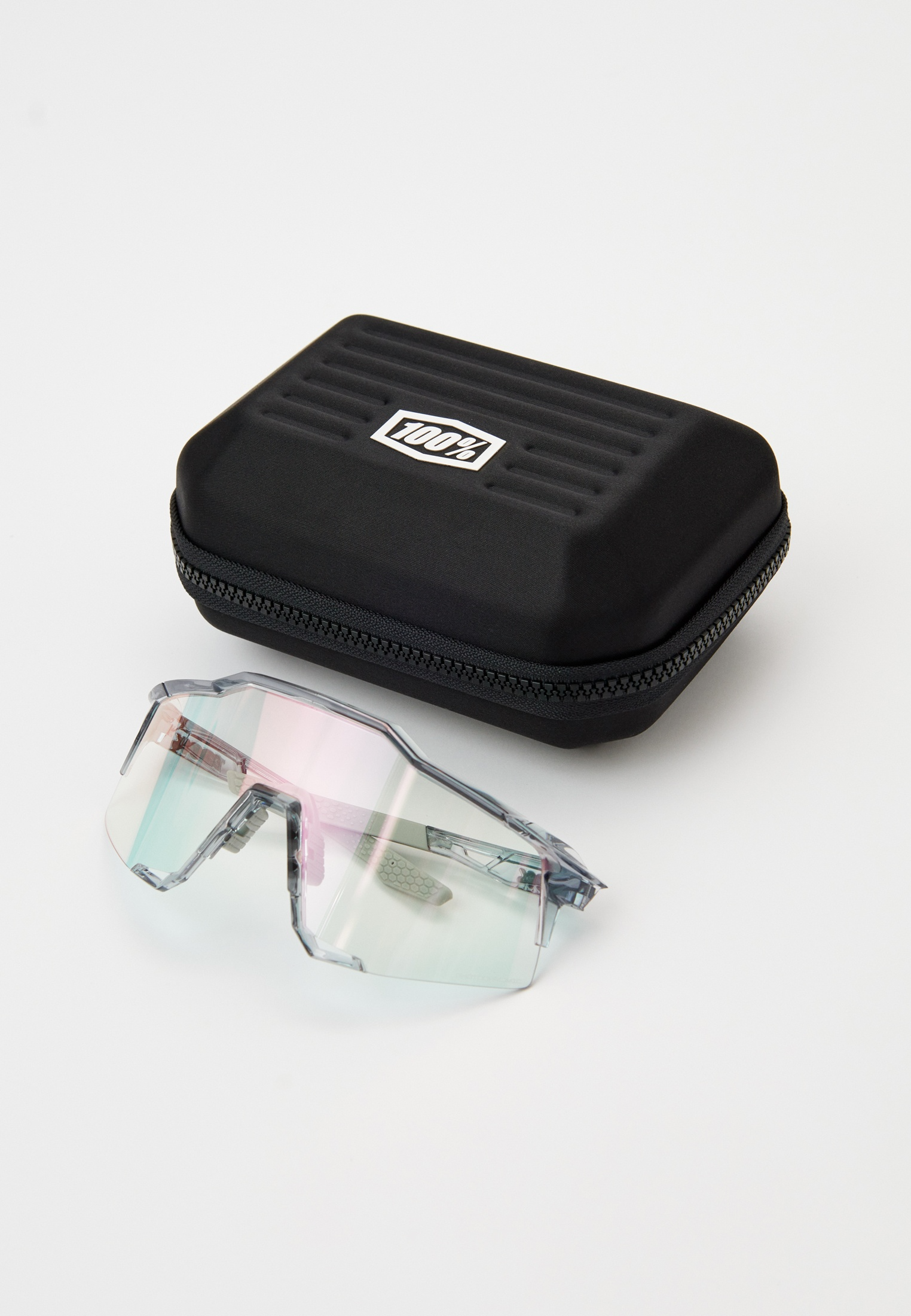 Купить Спортивные очки с диоптриями 100% SPEEDCRAFT Polished Translucent Grey - Rose Gold Mirror Photochromic Lens, rx-056/60007-00034 7ft.ru в интернет магазине Семь Футов