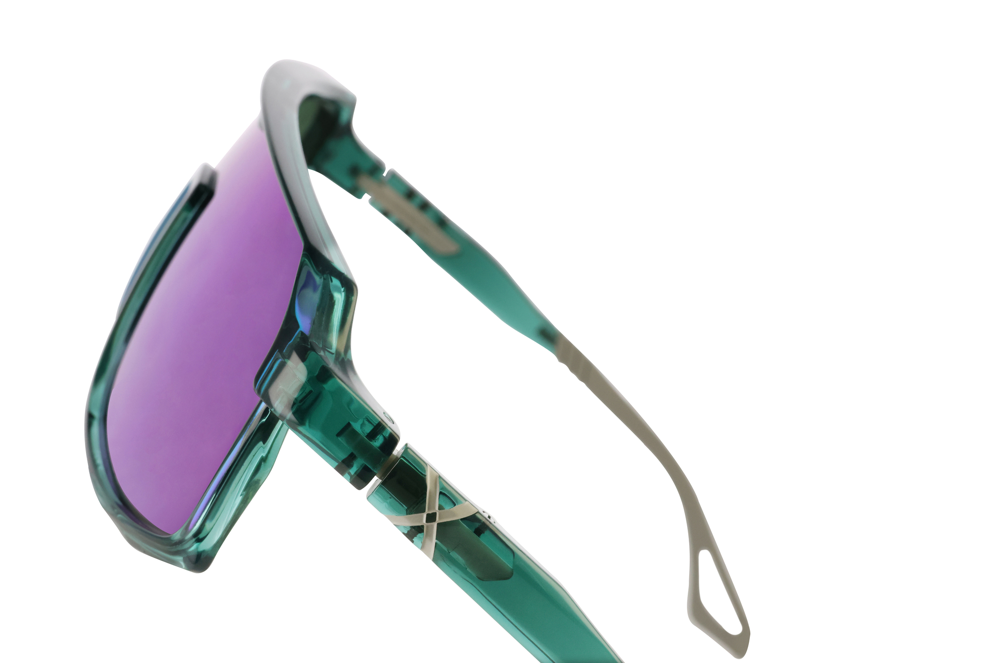 Купить Спортивные очки HILX Inferno Shiny Crystal Green / Photochromic Purple Mirror Lens, hif06102-ifxph10 7ft.ru в интернет магазине Семь Футов
