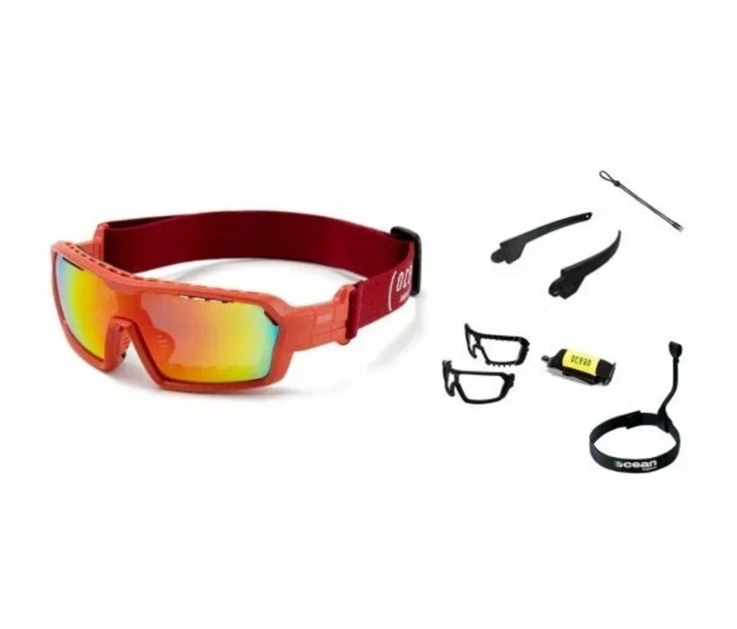 Купить Спортивные очки с диоптриями OCEAN Chameleon Matt Orange / Revo Orange Polarized lenses, rx-687/3700.5 7ft.ru в интернет магазине Семь Футов