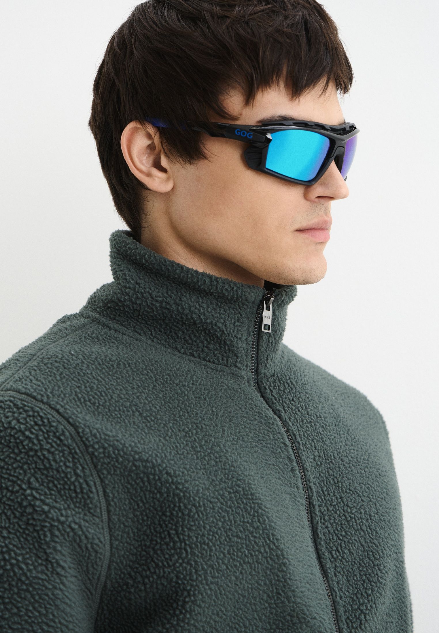 Купить Спортивные очки с диоптриями GOG Glaze / Black-Blue / Polarized White-Blue Lens, rx-e357-3pr 7ft.ru в интернет магазине Семь Футов
