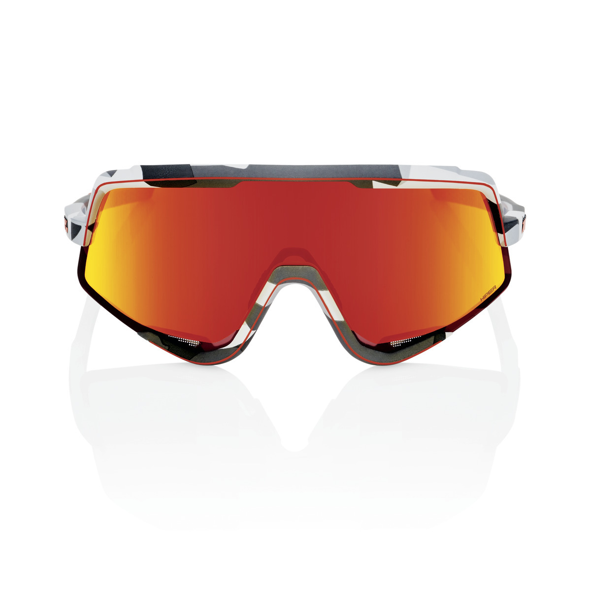 Купить Спортивные очки 100% GLENDALE - Soft Tact Grey Camo - HiPER Red Multilayer Lens, 60011-00008 7ft.ru в интернет магазине Семь Футов