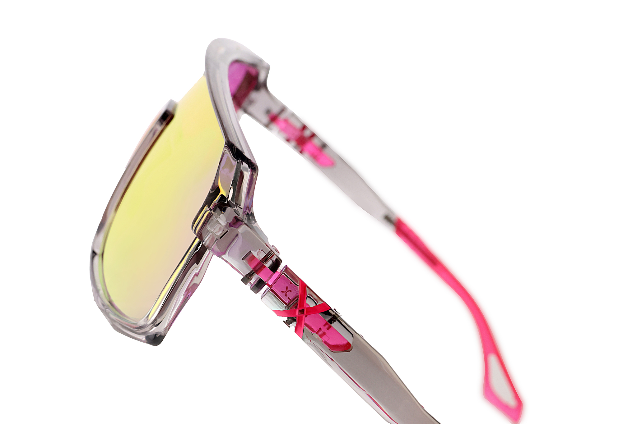 Купить Спортивные очки с диоптриями HILX Inferno Shiny Crystal Light Grey / Pink Lens, rx-562/hif06101-ifpk1 7ft.ru в интернет магазине Семь Футов