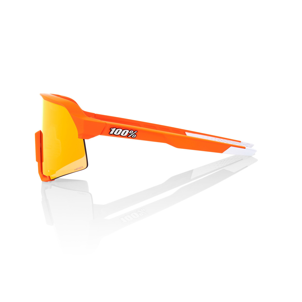 Купить Спортивные очки 100% S3 / Soft Tact Neon Orange / HiPER Red Multilayer Mirror Lens, 60005-00008 7ft.ru в интернет магазине Семь Футов